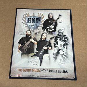 Carpenter / Will Adler / Paget / Max Cavalera - ESP Guitars - 2008 Print Ad
